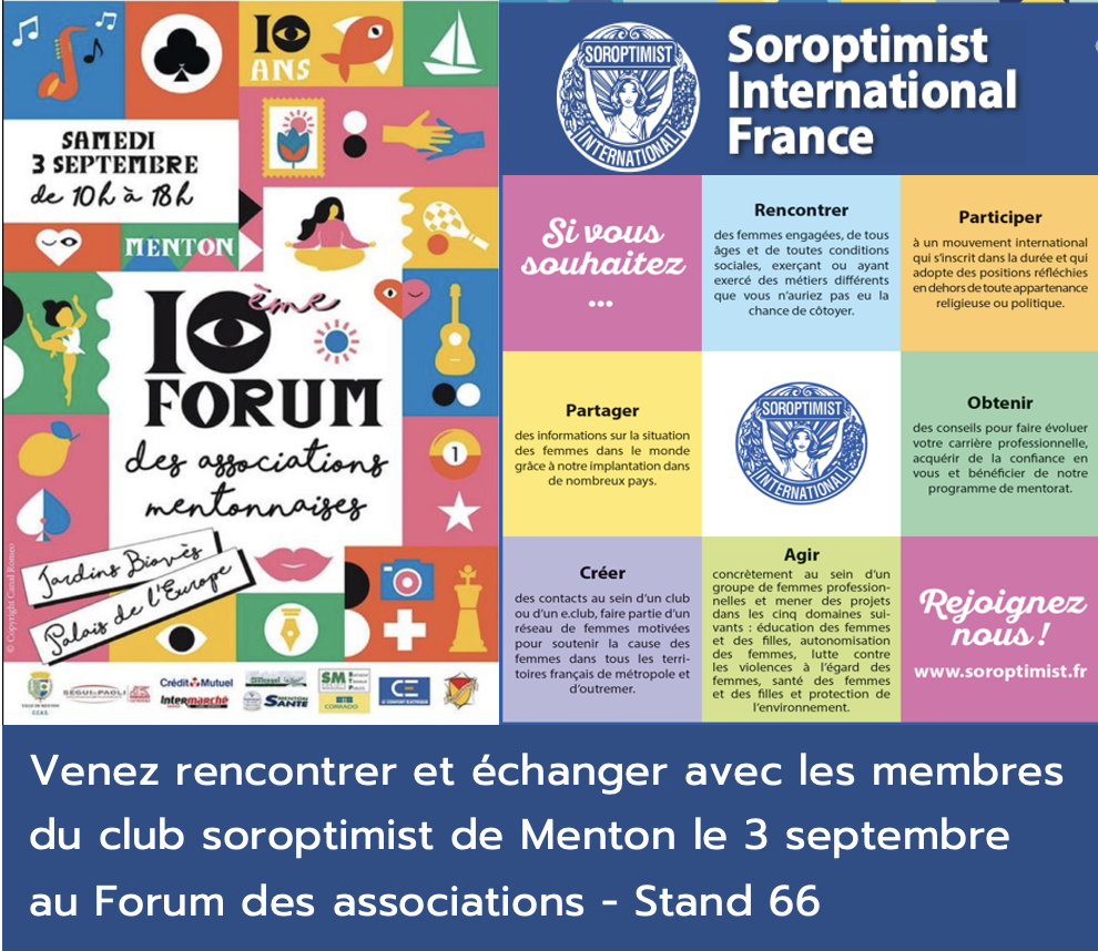 NOUS SERONS AU FORUM DES ASSOCIATIONS